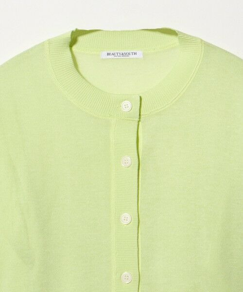 BEAUTY&YOUTH UNITED ARROWS / ビューティー&ユース ユナイテッドアローズ カーディガン・ボレロ | 【WEB限定 Wardrobe DAILY MINIMAL】ハーフスリーブ シアーカーディガン ウォッシャブル | 詳細10
