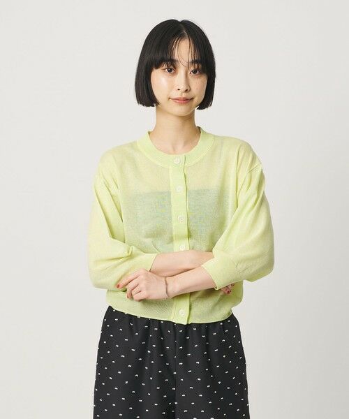 BEAUTY&YOUTH UNITED ARROWS / ビューティー&ユース ユナイテッドアローズ カーディガン・ボレロ | 【WEB限定 Wardrobe DAILY MINIMAL】ハーフスリーブ シアーカーディガン ウォッシャブル | 詳細21