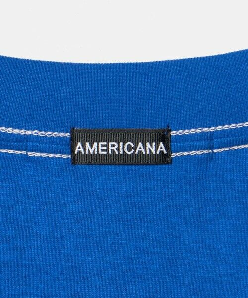 BEAUTY&YOUTH UNITED ARROWS / ビューティー&ユース ユナイテッドアローズ Tシャツ | 【別注】＜Americana＞プリント ビッグTシャツ/コバルト | 詳細5