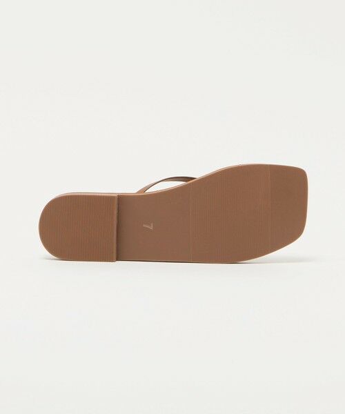 BEAUTY&YOUTH UNITED ARROWS / ビューティー&ユース ユナイテッドアローズ サンダル | ＜MALVADOS＞スクエアトゥ トング フラットサンダル | 詳細15