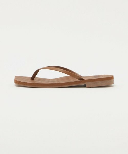 BEAUTY&YOUTH UNITED ARROWS / ビューティー&ユース ユナイテッドアローズ サンダル | <MALVADOS>スクエアトゥ トング フラットサンダル(MD.BROWN)
