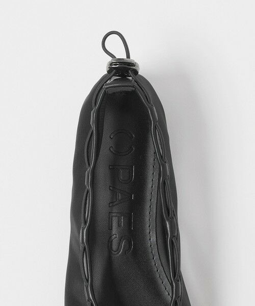 BEAUTY&YOUTH UNITED ARROWS / ビューティー&ユース ユナイテッドアローズ フラットシューズ | 【別注】＜PAES＞メッシュ ストリング フラットシューズ/ブラック | 詳細10