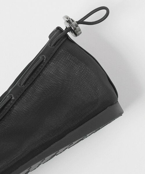 BEAUTY&YOUTH UNITED ARROWS / ビューティー&ユース ユナイテッドアローズ フラットシューズ | 【別注】＜PAES＞メッシュ ストリング フラットシューズ/ブラック | 詳細12