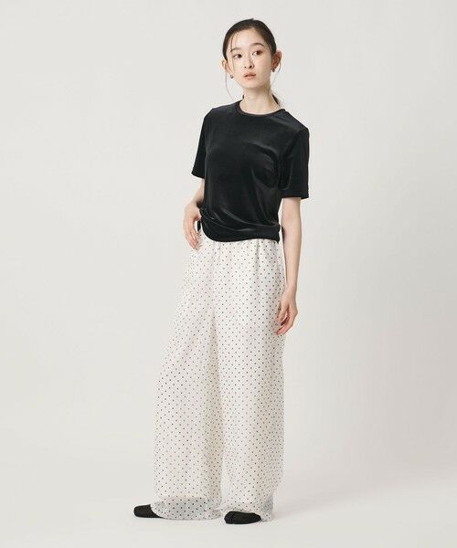 BEAUTY&YOUTH UNITED ARROWS / ビューティー&ユース ユナイテッドアローズ フラットシューズ | 【別注】＜PAES＞メッシュ ストリング フラットシューズ/ブラック | 詳細3
