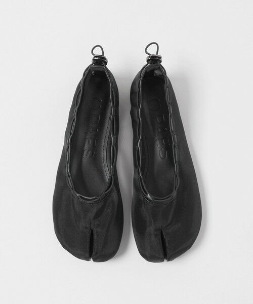 BEAUTY&YOUTH UNITED ARROWS / ビューティー&ユース ユナイテッドアローズ フラットシューズ | 【別注】＜PAES＞メッシュ ストリング フラットシューズ/ブラック | 詳細6