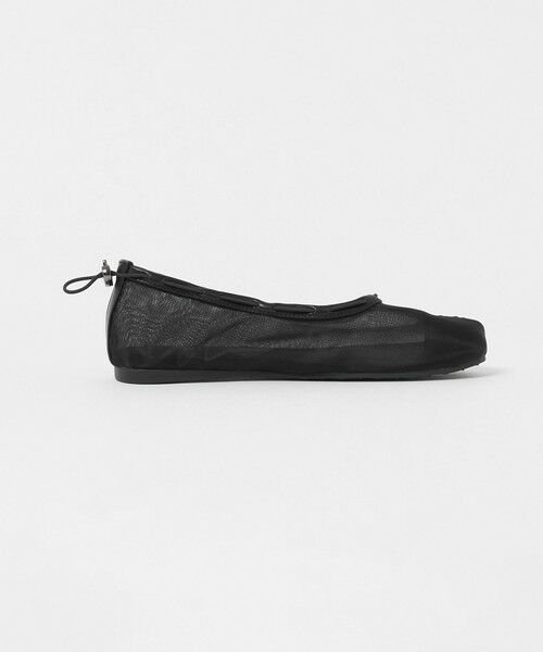 BEAUTY&YOUTH UNITED ARROWS / ビューティー&ユース ユナイテッドアローズ フラットシューズ | 【別注】＜PAES＞メッシュ ストリング フラットシューズ/ブラック | 詳細7