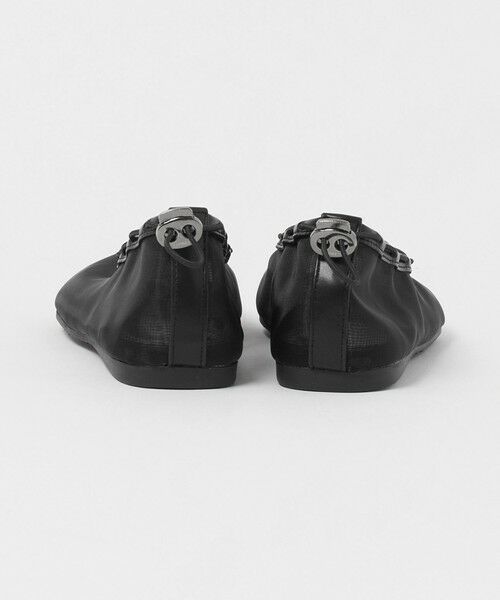 BEAUTY&YOUTH UNITED ARROWS / ビューティー&ユース ユナイテッドアローズ フラットシューズ | 【別注】＜PAES＞メッシュ ストリング フラットシューズ/ブラック | 詳細8