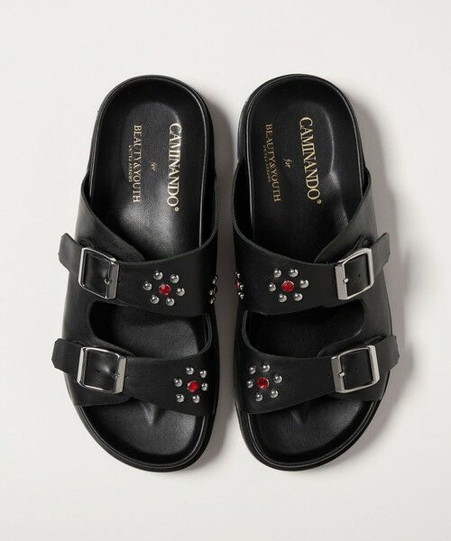 BEAUTY&YOUTH UNITED ARROWS / ビューティー&ユース ユナイテッドアローズ サンダル | 【別注】＜CAMINANDO＞スタッズ ベルト サンダル | 詳細4