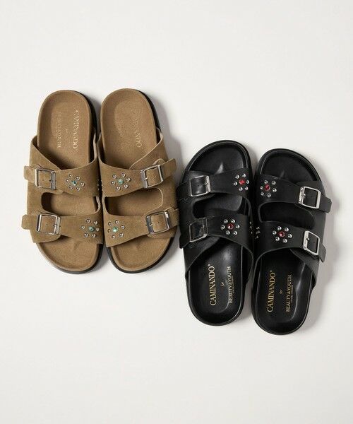 BEAUTY&YOUTH UNITED ARROWS / ビューティー&ユース ユナイテッドアローズ サンダル | 【別注】＜CAMINANDO＞スタッズ ベルト サンダル | 詳細22