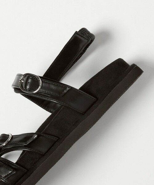 BEAUTY&YOUTH UNITED ARROWS / ビューティー&ユース ユナイテッドアローズ サンダル | ダブルクロス ベルト バックストラップ サンダル | 詳細10
