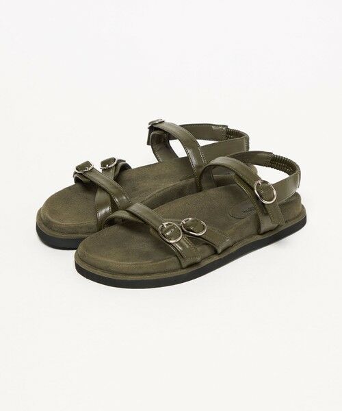 BEAUTY&YOUTH UNITED ARROWS / ビューティー&ユース ユナイテッドアローズ サンダル | ダブルクロス ベルト バックストラップ サンダル | 詳細16