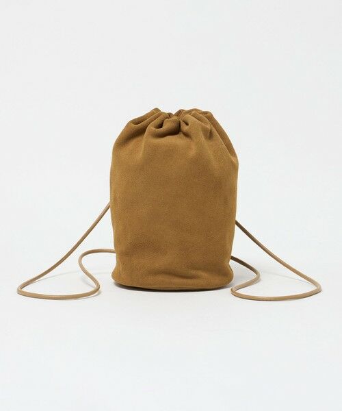 BEAUTY&YOUTH UNITED ARROWS / ビューティー&ユース ユナイテッドアローズ リュック・バックパック | レザー ナップサック（BEIGE）
