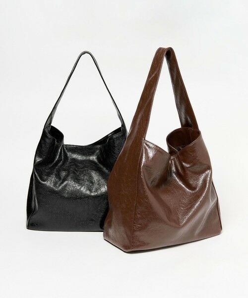 BEAUTY&YOUTH UNITED ARROWS / ビューティー&ユース ユナイテッドアローズ ショルダーバッグ | レザーライク ビッグ ワンショルダーバッグ | 詳細12