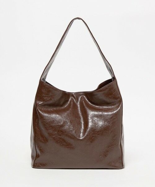 BEAUTY&YOUTH UNITED ARROWS / ビューティー&ユース ユナイテッドアローズ ショルダーバッグ | レザーライク ビッグ ワンショルダーバッグ | 詳細13