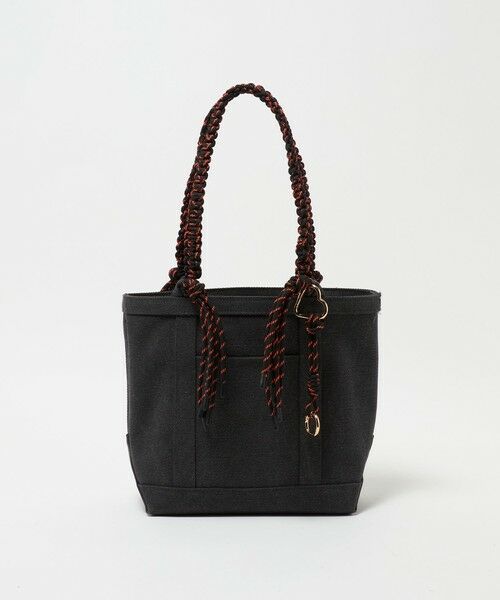 BEAUTY&YOUTH UNITED ARROWS / ビューティー&ユース ユナイテッドアローズ トートバッグ | パラコード キャンバス チャーム トートバッグ（BLACK）