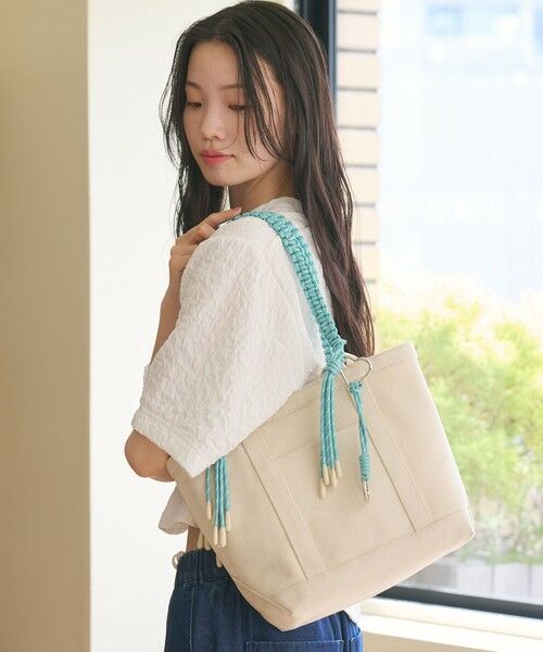 BEAUTY&YOUTH UNITED ARROWS / ビューティー&ユース ユナイテッドアローズ トートバッグ | パラコード キャンバス チャーム トートバッグ | 詳細13