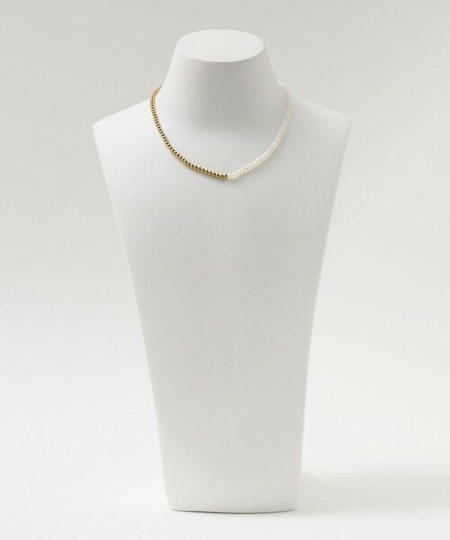 BEAUTY&YOUTH UNITED ARROWS / ビューティー&ユース ユナイテッドアローズ ネックレス・ペンダント・チョーカー | 【WEB限定】＜Causerie＞淡水パールコンビ ネックレス | 詳細4