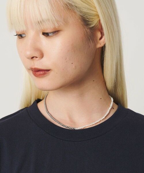 BEAUTY&YOUTH UNITED ARROWS / ビューティー&ユース ユナイテッドアローズ ネックレス・ペンダント・チョーカー | 【WEB限定】＜Causerie＞淡水パールコンビ ネックレス | 詳細5