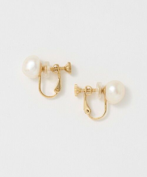 BEAUTY&YOUTH UNITED ARROWS / ビューティー&ユース ユナイテッドアローズ ピアス・イヤリング | 【WEB限定】＜Causerie＞淡水パール イヤリング（OFF WHITE）