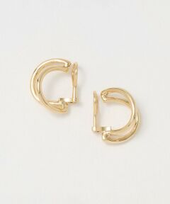 BEAUTY&YOUTH UNITED ARROWS / ビューティー&ユース ユナイテッドアローズ ピアス・イヤリング | ハーフカーブライン イヤリング