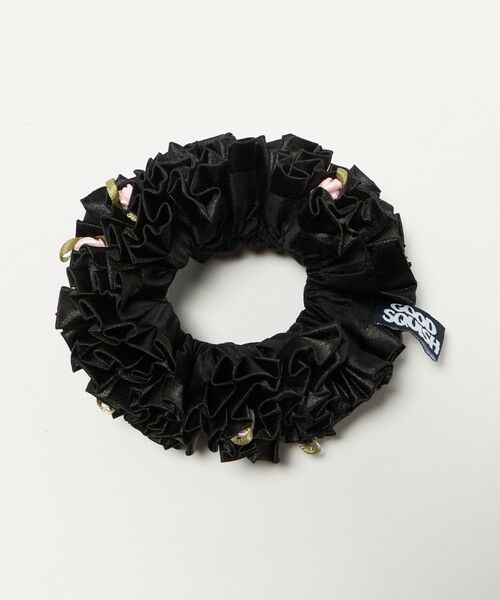BEAUTY&YOUTH UNITED ARROWS / ビューティー&ユース ユナイテッドアローズ ヘアゴム・シュシュ | ＜GOOD SQUISH＞THE FLOWERED シュシュ（BLACK）