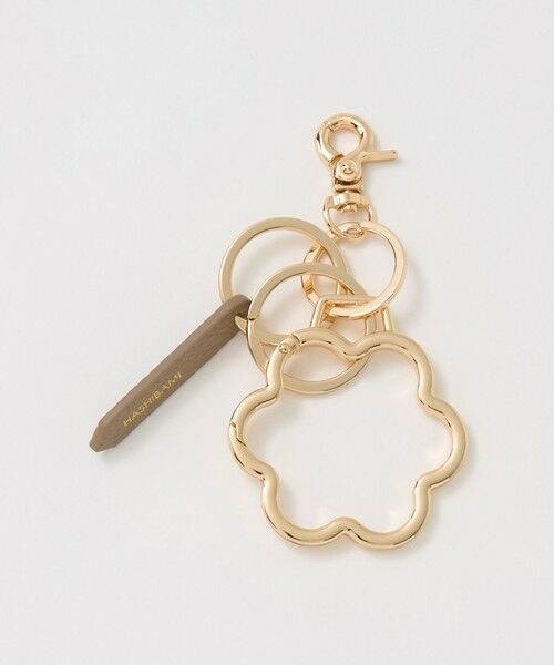 BEAUTY&YOUTH UNITED ARROWS / ビューティー&ユース ユナイテッドアローズ キーホルダー・ストラップ | ＜Hashibami＞フラワー キーリング（GOLD）