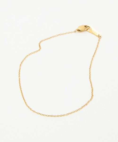 BEAUTY&YOUTH UNITED ARROWS / ビューティー&ユース ユナイテッドアローズ ブレスレット・バングル | ＜33×by Preek＞シン チェーン ブレスレット 19cm | 詳細4