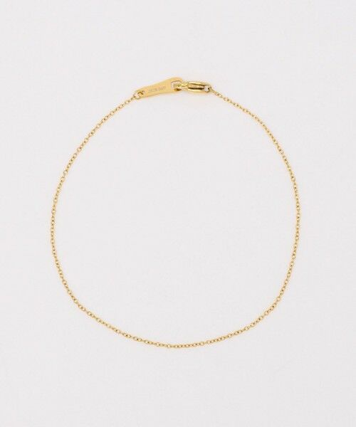 BEAUTY&YOUTH UNITED ARROWS / ビューティー&ユース ユナイテッドアローズ ブレスレット・バングル | ＜33×by Preek＞シン チェーン ブレスレット 19cm（GOLD）