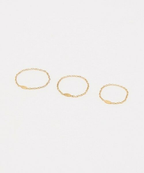 BEAUTY&YOUTH UNITED ARROWS / ビューティー&ユース ユナイテッドアローズ リング | ＜33×by Preek＞シン チェーン 3セット リング/3P | 詳細1