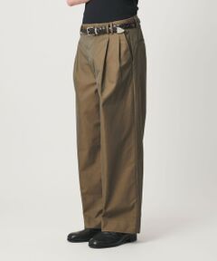 BEAUTY&YOUTH UNITED ARROWS / ビューティー&ユース ユナイテッドアローズ その他パンツ | ガーメントダイ シャンブレー ツイル 2P ワイド パンツ