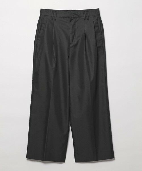 BEAUTY&YOUTH UNITED ARROWS / ビューティー&ユース ユナイテッドアローズ その他パンツ | ガーメントダイ シャンブレー ツイル 2P ワイド パンツ | 詳細8