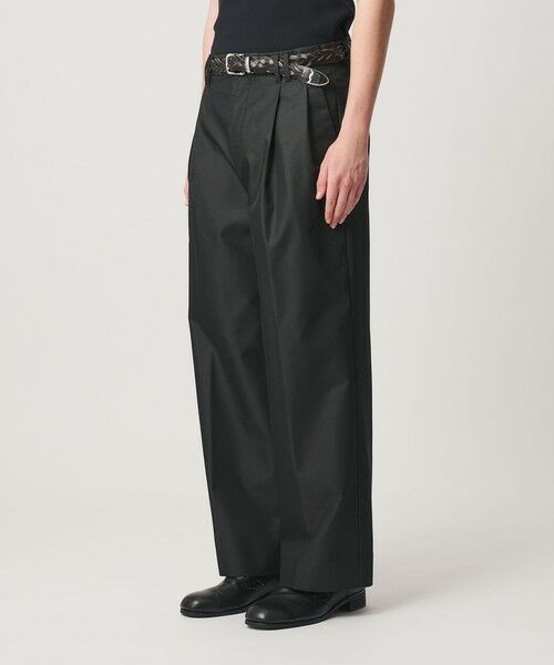 BEAUTY&YOUTH UNITED ARROWS / ビューティー&ユース ユナイテッドアローズ その他パンツ | ガーメントダイ シャンブレー ツイル 2P ワイド パンツ | 詳細2