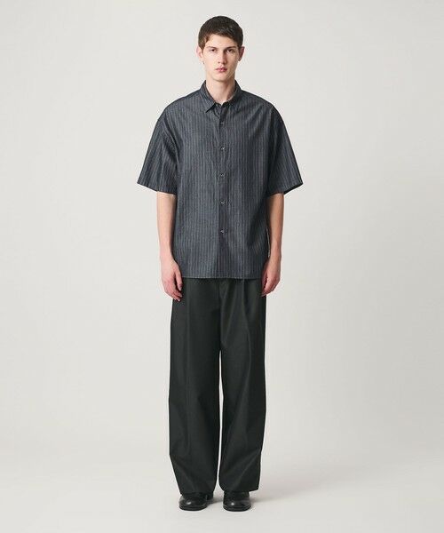 BEAUTY&YOUTH UNITED ARROWS / ビューティー&ユース ユナイテッドアローズ その他パンツ | ガーメントダイ シャンブレー ツイル 2P ワイド パンツ | 詳細7