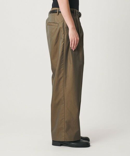 BEAUTY&YOUTH UNITED ARROWS / ビューティー&ユース ユナイテッドアローズ その他パンツ | ガーメントダイ シャンブレー ツイル 2P ワイド パンツ | 詳細18