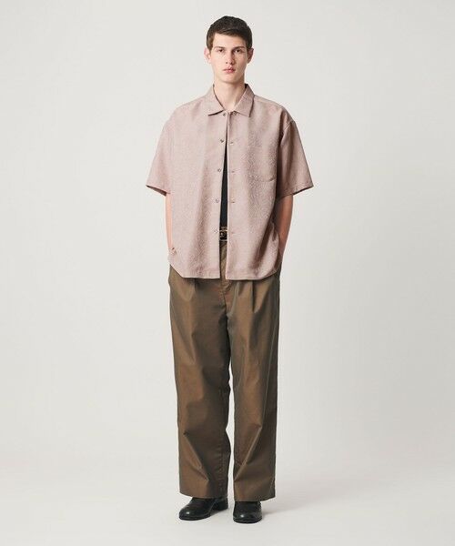 BEAUTY&YOUTH UNITED ARROWS / ビューティー&ユース ユナイテッドアローズ その他パンツ | ガーメントダイ シャンブレー ツイル 2P ワイド パンツ | 詳細21