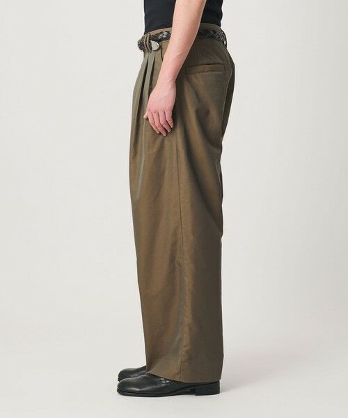 BEAUTY&YOUTH UNITED ARROWS / ビューティー&ユース ユナイテッドアローズ その他パンツ | ガーメントダイ シャンブレー ツイル 2P ワイド パンツ | 詳細16