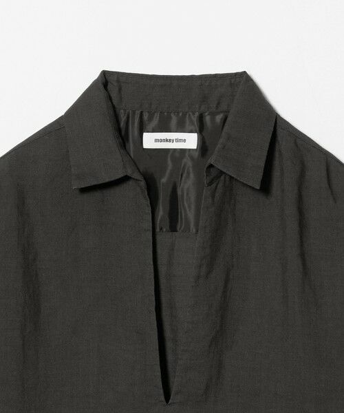 BEAUTY&YOUTH UNITED ARROWS / ビューティー&ユース ユナイテッドアローズ シャツ・ブラウス | ラミー ディープ Vネック ショートスリーブ シャツ | 詳細8