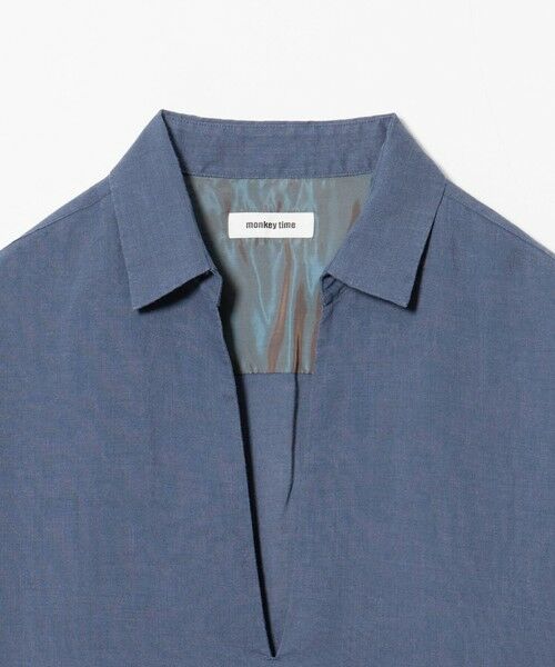 BEAUTY&YOUTH UNITED ARROWS / ビューティー&ユース ユナイテッドアローズ シャツ・ブラウス | ラミー ディープ Vネック ショートスリーブ シャツ | 詳細23