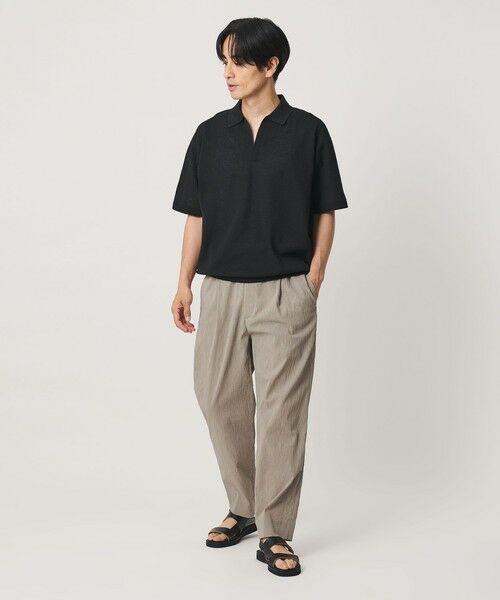 BEAUTY&YOUTH UNITED ARROWS / ビューティー&ユース ユナイテッドアローズ その他パンツ | ヨウリュウ 1プリーツ イージー パンツ NO.7 吸水速乾 通気性 | 詳細3