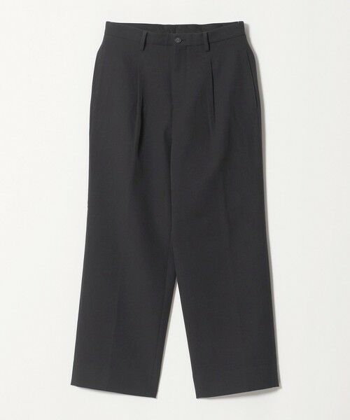 BEAUTY&YOUTH UNITED ARROWS / ビューティー&ユース ユナイテッドアローズ その他パンツ | エアロ ツイル 1プリーツ スラックス NO.9(BLACK)