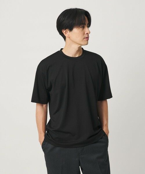 BEAUTY&YOUTH UNITED ARROWS / ビューティー&ユース ユナイテッドアローズ カットソー | ウール テクスチャード クルーネック Tシャツ | 詳細1