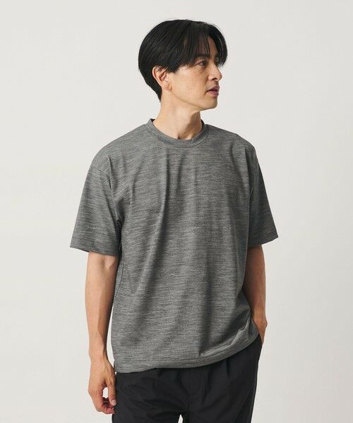 BEAUTY&YOUTH UNITED ARROWS / ビューティー&ユース ユナイテッドアローズ カットソー | ウール テクスチャード クルーネック Tシャツ | 詳細5
