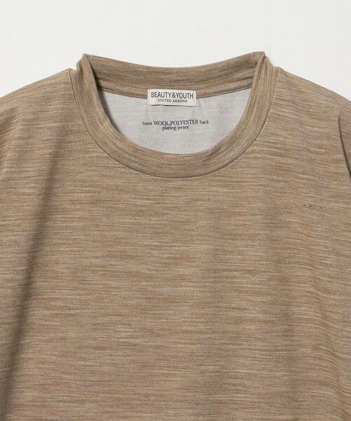 BEAUTY&YOUTH UNITED ARROWS / ビューティー&ユース ユナイテッドアローズ カットソー | ウール テクスチャード クルーネック Tシャツ | 詳細21