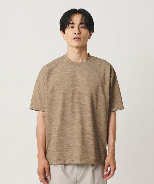 BEAUTY&YOUTH UNITED ARROWS / ビューティー&ユース ユナイテッドアローズ カットソー | ウール テクスチャード クルーネック Tシャツ | 詳細17