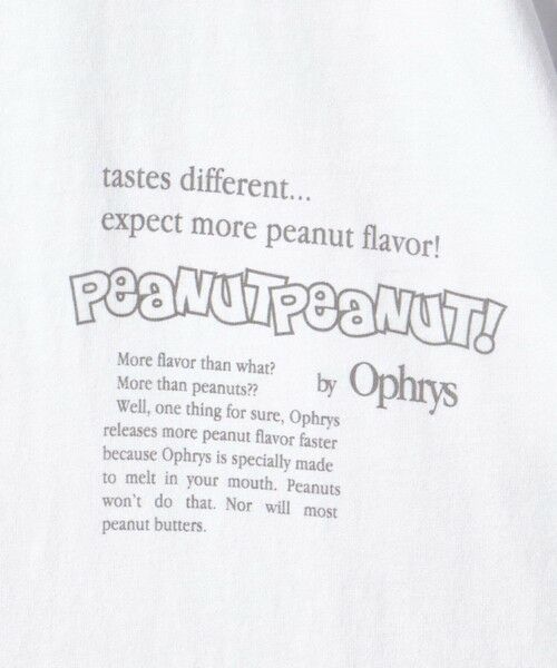 BEAUTY&YOUTH UNITED ARROWS / ビューティー&ユース ユナイテッドアローズ カットソー | ＜Ophrys＞Peanut Peanut Tシャツ | 詳細4