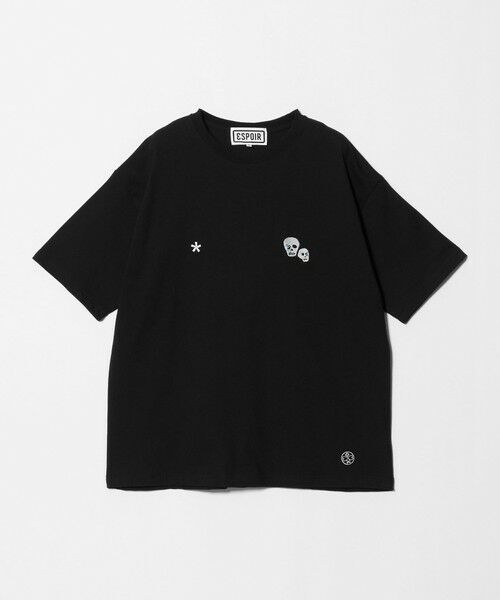 BEAUTY&YOUTH UNITED ARROWS / ビューティー&ユース ユナイテッドアローズ Tシャツ | <ESPOIR>Skull EMB Tシャツ | 詳細9