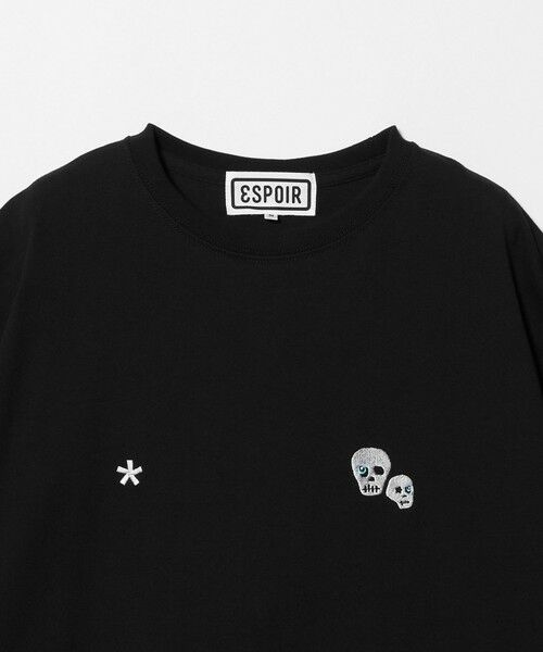 BEAUTY&YOUTH UNITED ARROWS / ビューティー&ユース ユナイテッドアローズ Tシャツ | <ESPOIR>Skull EMB Tシャツ | 詳細12