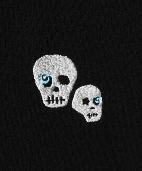 BEAUTY&YOUTH UNITED ARROWS / ビューティー&ユース ユナイテッドアローズ Tシャツ | <ESPOIR>Skull EMB Tシャツ | 詳細14