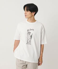 BEAUTY&YOUTH UNITED ARROWS / ビューティー&ユース ユナイテッドアローズ Tシャツ | ＜ESPOIR＞Statue of Liberty Tシャツ