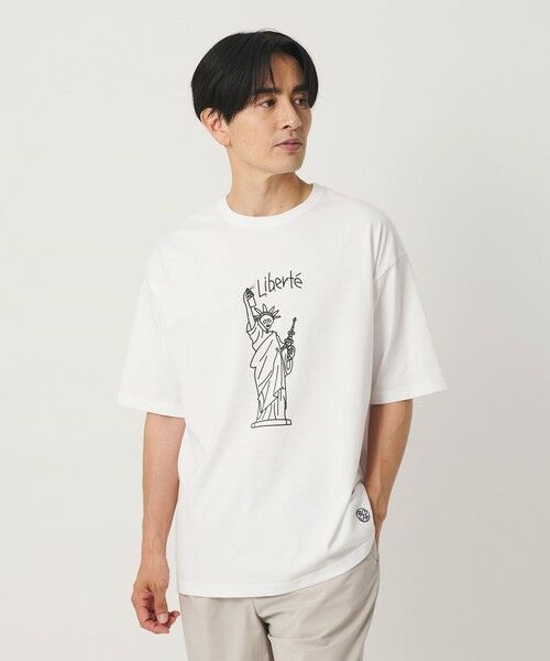 BEAUTY&YOUTH UNITED ARROWS / ビューティー&ユース ユナイテッドアローズ Tシャツ | <ESPOIR>Statue of Liberty Tシャツ | 詳細1